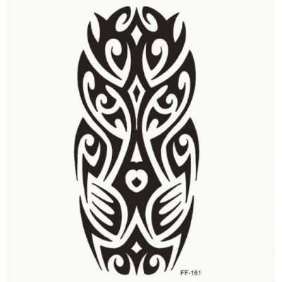 Waterproof tattoo stickers wolf head totem Arabic text tattoo stickers