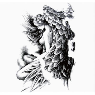 Flower arm tattoo stickers Waterproof half arm tattoo
