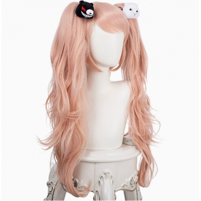 Danganronpa/Danganronpa Enoshima Junko Free Black and White Bear Headdress COS Anime Wig