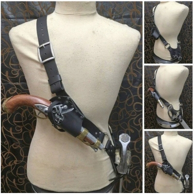 European and American retro medieval gun set sword set belt strap spot Zelda legend