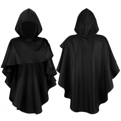 European and American medieval death hat long cloak Halloween priest monk cloak anime character performance clothing