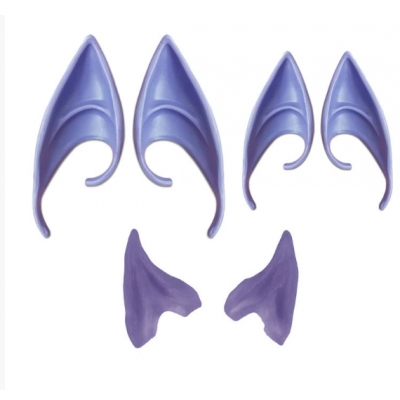 Halloween elf makeup ears props Avatar elf ears goblin monster luminous latex fake ears（opp packaging）