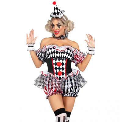 Halloween clown COS costume