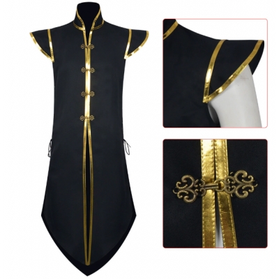 New medieval Viking vest Renaissance men's sleeveless vest Halloween cosplay costume