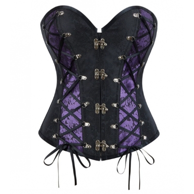 New European and American retro palace corset steam punk chain gothic corset Halloween fishbone clothes