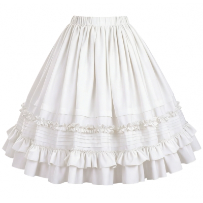 Cake-style lotus leaf skirt, waist-cinching, slimming, sweet and sexy, ruffled hem, versatile lace trim, Halloween costume.