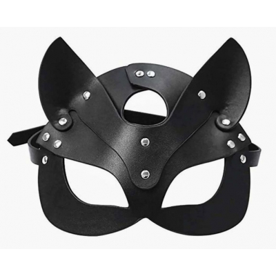 Adult sex toys, SM party fox mask, leather mask, BDSM props, blindfold