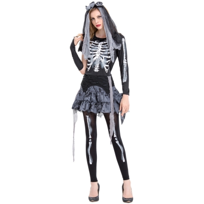 2019 Halloween New Truss Ghost Bride Zombie Costume Night Arena DS Stage Costumes Ghost Festival Ghosts