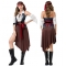 Halloween cosplay pirate costume masquerade women's adult Caribbean pirate costume Viking role-playing