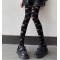 Gothic punk bandage stockings hot girl cross striped black ripped stockings bottoming pantyhose