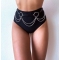 European and American new punk Gothic chain decorative belt personality fashion waist corset circle belt waist chain