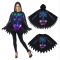 Halloween Skeleton Cape Costume Accessories Cape Party Costume Props Adult Costume Ball