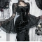 Dark series niche design lace trumpet sleeve blouse 2025 new gothic sexy versatile cardigan