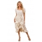 Vintage French Renaissance square neck short sleeve dress medieval cosplay dress