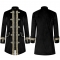 New Halloween medieval men's court stand collar coat steam punk retro coat clothing