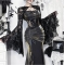 Dark series trumpet sleeve lace cardigan 2025 new gothic lace sexy hot girl all-match top
