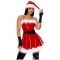 Leather Christmas costume 2025 new Christmas costume cosplay costume leather PU party Christmas costume