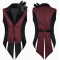 Medieval Gothic Punk New Men's Swallowtail Suit Sleeveless Vest Retro Men's Cosplay Performance Costume