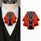 Men's bow tie, suit, shirt, tuxedo, business formal attire, rhinestone bow tie, and boutonniere