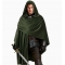 Medieval cloak cosplay knight's cape role-playing Halloween Renaissance cosplay dark style