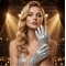 European and American performance sequined gloves, disco dance stage nightclub dancing gloves, Michael Jackson gloves