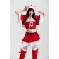 Christmas clothing red cat split Christmas dress value 6 sets of role