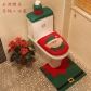 Christmas decorations Christmas supplies Santa Claus toilet sets Christmas toilet