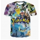 Cartoon logo T-shirt One Piece Naruto Pokemon 3D printed short-sleeved short-sleeve wholesale POREMON