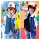 Pokemon cartoon costume Cosplay costume Cosplay Pokemon Ash Ash including women's Jacket ,gloves , hat ,Elf Ball