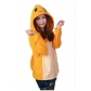 Women 3D Cartoon Animal Hoodies Costume Totoro Men Pokemon Pikachu with Ears Face Eyes Sweatshirt Jacket Hoodies with Zip Hood