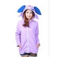 Women 3D Cartoon Animal Hoodies Costume Totoro Men Pokemon Pikachu with Ears Face Eyes Sweatshirt Jacket Hoodies with Zip Hood