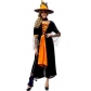 Halloween costume adult female witch high-grade witch Cosplay party bar table costumes, dress and hat