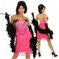Pink 1920s charleston flapper dresses