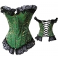 cheaper corset Satin Sexy Bustier Corset Lingerie Sets Plus