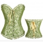 Factory wholesale Europe and America burst models reinforced girly corset palace corset Amazon