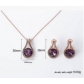The new European and American trade retro jewelry earrings necklace two-piece suit