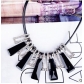Clavicle necklace crystal necklace fashion sweater chain in Europe and America