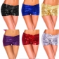 Sequin Shorts Fancy Costume Dance Pants Leg Burlesque Pin Up Wholesale Gold