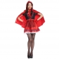 Little Red Riding Hood Halloween costume lace dress nightclub queen