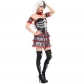 Halloween haunted house Game skull mounted horror theme party dress clothes cosplay