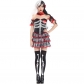 Halloween haunted house Game skull mounted horror theme party dress clothes cosplay