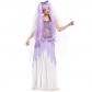 Halloween Dinner Tee dress purple dress offbeat bridal wear Halloween costumes stage