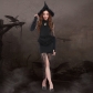 Slim sexy lace dress Halloween witch and witch