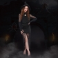 Slim sexy lace dress Halloween witch and witch