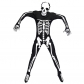Skull skeleton ghost adult male models fitted leotard Halloween masquerade costume party