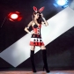 Halloween COS role-playing bunny Bunny dance stage costumes clothes Europe