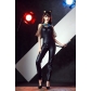 Persian girl sexy nightclub patent leather stage costumes for Halloween