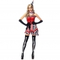 Actress circus clothes clothing clown costume for Halloween