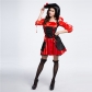 Halloween performance clothing red pirate hat loading