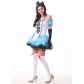 Alice in Wonderland fantasy role-playing Halloween cosplay